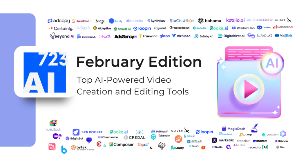 February Edition: Top AI-Powered Video Creation and Editing Tools